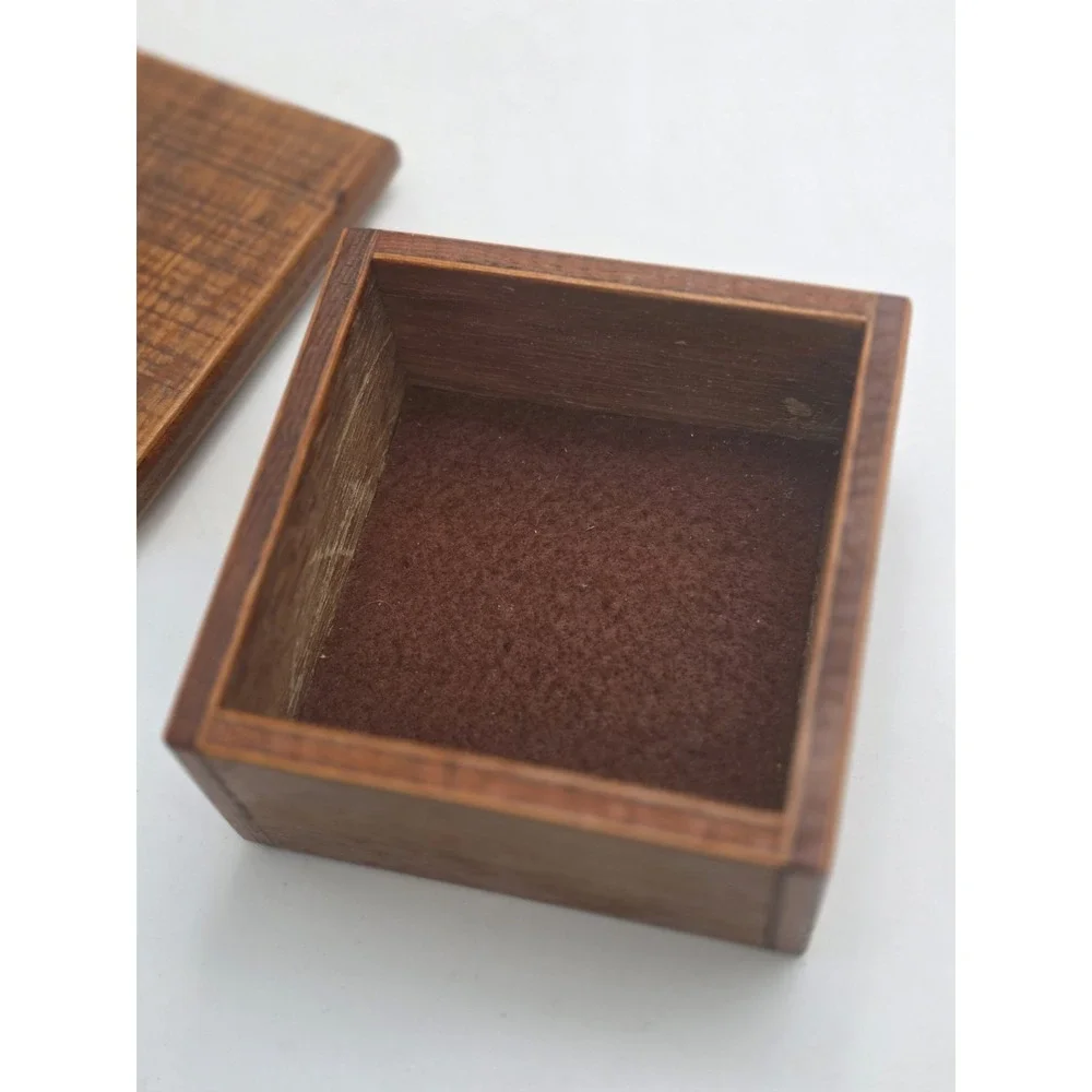 Handcrafted square wooden